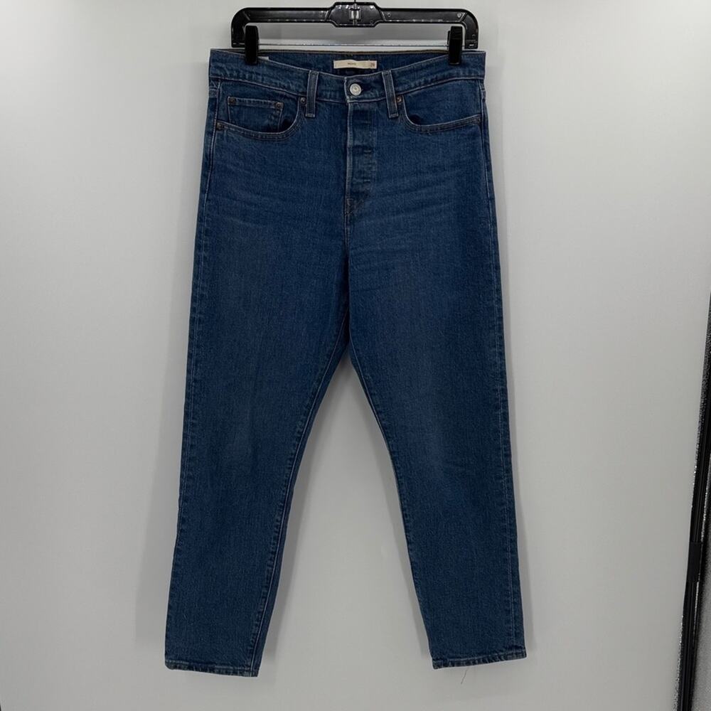 Levi's Women's Premium Wedgie Hidden Button Fly Jeans - Med Wash - 29